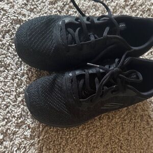 Skechers Black Knit Sneakers